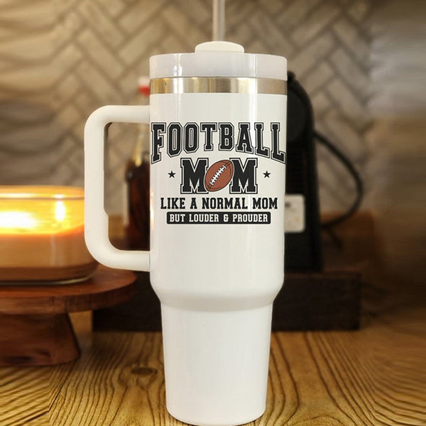 Football Mama Coffee Cup 40 oz Tumbler Football Gifts Custom Gifts