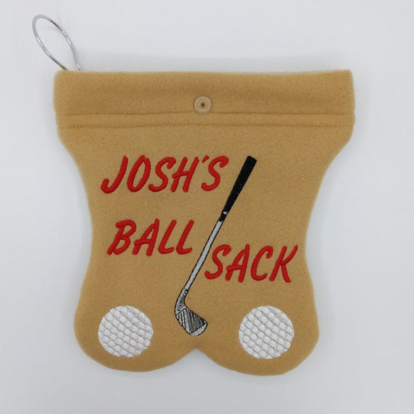 GOLF BALL BAG - Personalized Ball sack - Funny golfing - Golfers for men