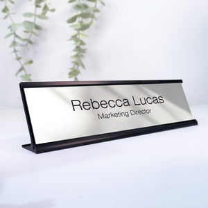 Home Office Graduation Gift Pastel Desk Decoration Printed Name Plaque Sign