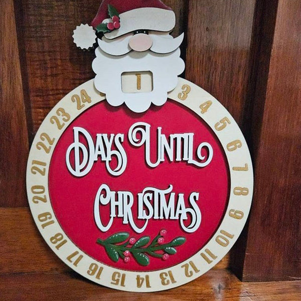 Santa Christmas Countdown, Santa Days Till Christmas