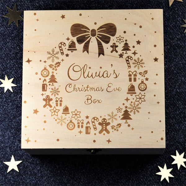 Bespoke Personalised Wooden Christmas Box