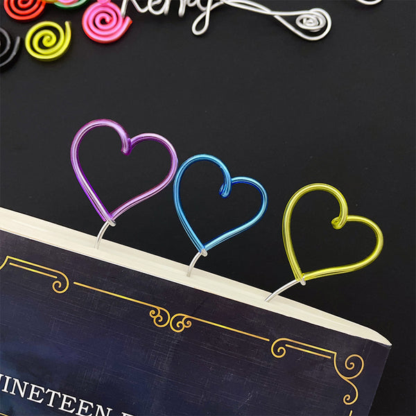 Hearts, Musical Notes, Personalized Line Name Bookmarks