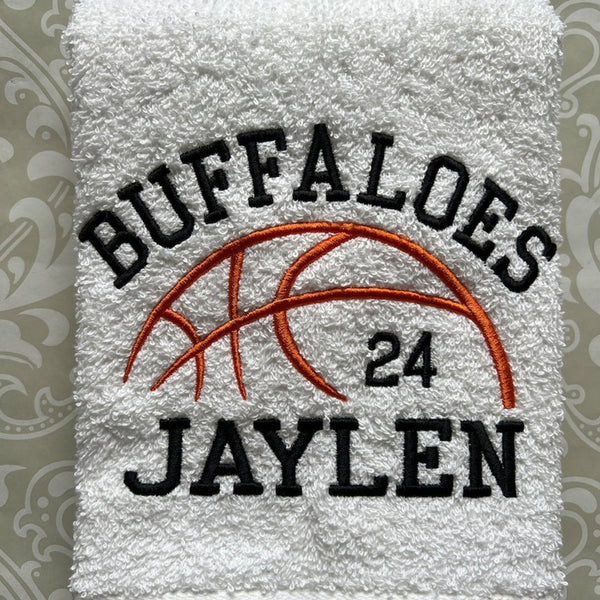 Personalized Ball Towel, Personalized Gift, Gift For Him