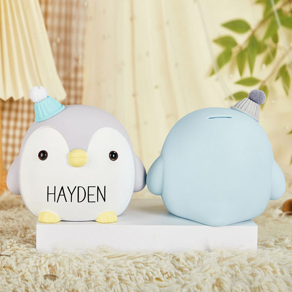 Personalized Piggy Bank with Name, Children's Money Bank, Kids Birthday Gift