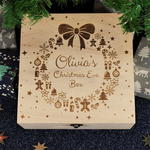 Bespoke Personalised Wooden Christmas Box