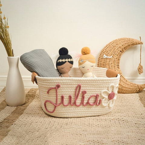 Baby Shower Personalized Gift Baskets, Baby Name Gifts