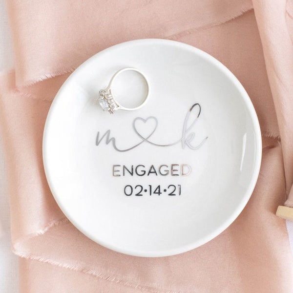 Engagement Ring Dish Wedding Ring Holder