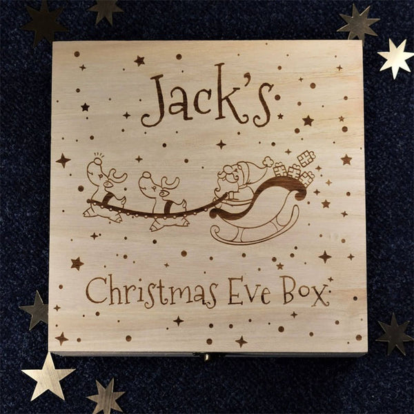 Bespoke Personalised Wooden Christmas Box