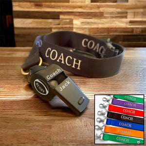 Personalised Whistle Engraved Metal Referee Sports Whistle