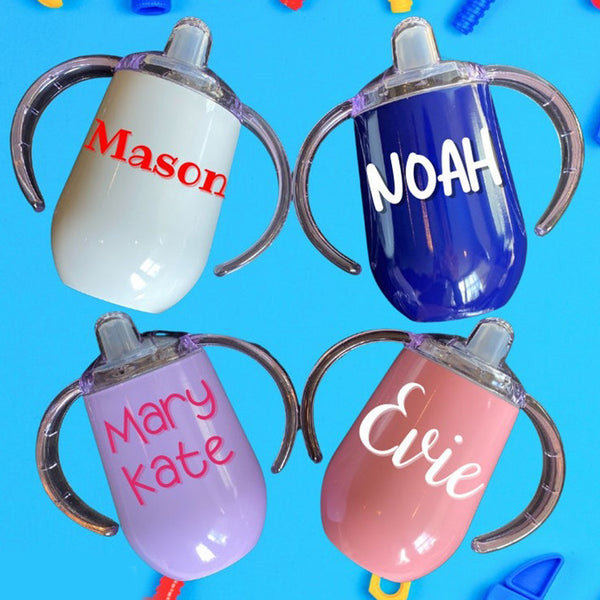 Personalized Sippy Cup / Stainless Steel Toddler Cup