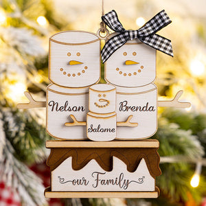 Personalized Family Christmas Ornament,Custom Christmas Ornament With Family Name,Christmas Gift,Christmas Keepsake