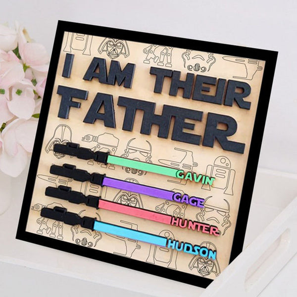 I Am Their Father , Personalized Gifts for Dad Birthday Gift