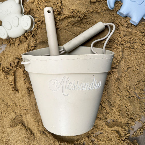 Personalized silicone summer children's beach suit, customized silicone beach bucket