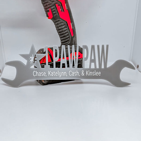 Personalized name wrench for dad/grandpa/uncle