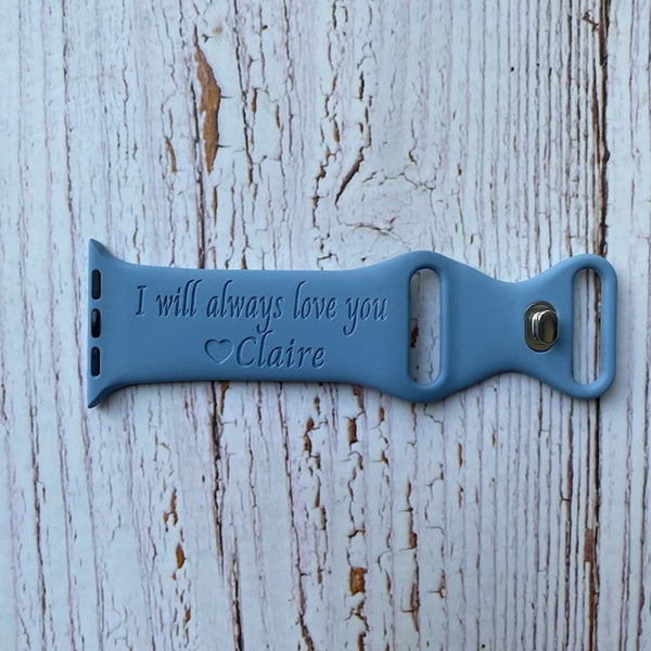 Personalized Inscription Strap, Custom Engraving