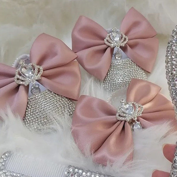 Newborn Baby Girl Bling Rhinestone Shoes