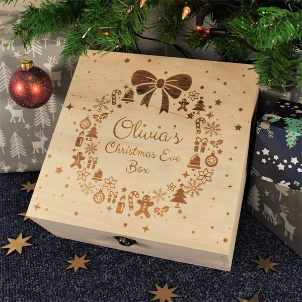 Bespoke Personalised Wooden Christmas Box