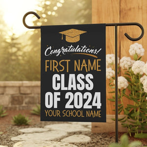 Personalized Graduation Yard Flag 2024