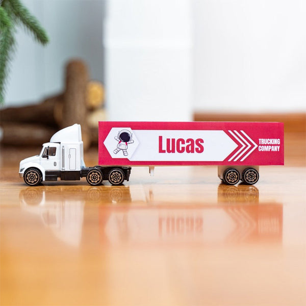 Personalized Kids Toy Truck, Custom Toy Truck