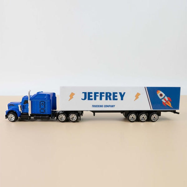 Personalized Kids Toy Truck, Customized with Your Child's Name