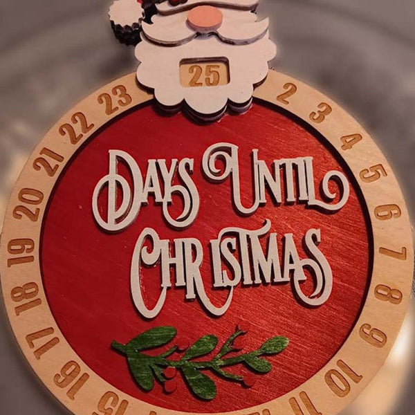 Santa Christmas Countdown, Santa Days Till Christmas