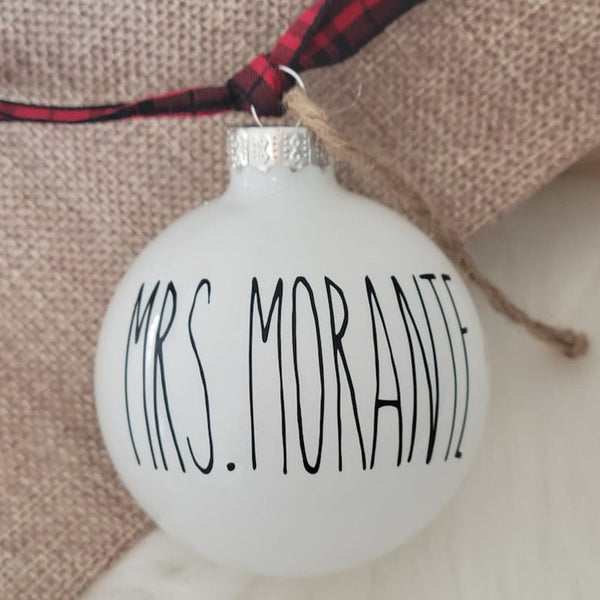 Personalized Christmas Ornament