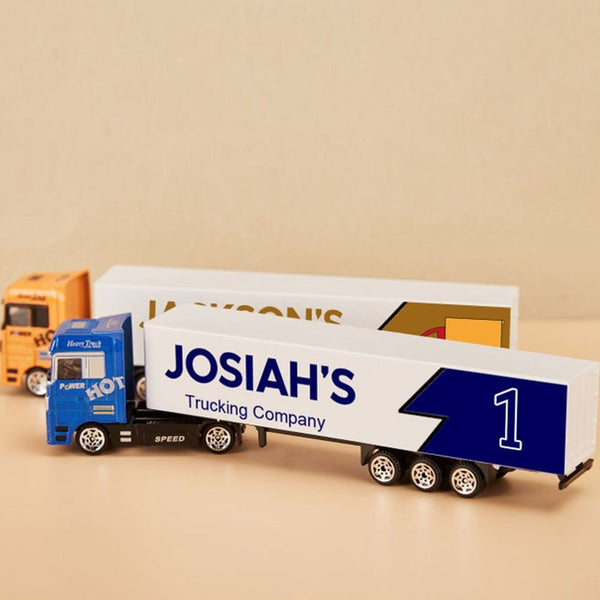 Personalized Kids Toy Truck  Custom Kids Name Toy Truck