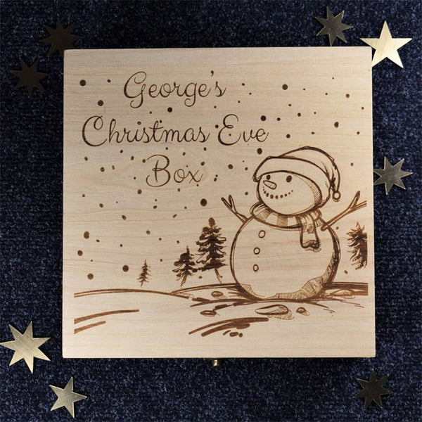 Bespoke Personalised Wooden Christmas Box