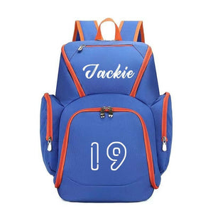 Basketball Backpack Gift, Personalized Name/Number Basketball Bag