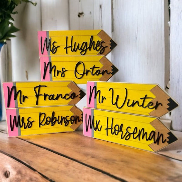 Personalized Teacher Desk Caddy, Teacher Gift