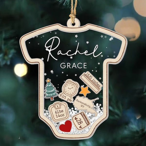 Baby'S First Christmas Decorations, Custom Baby Name Gifts