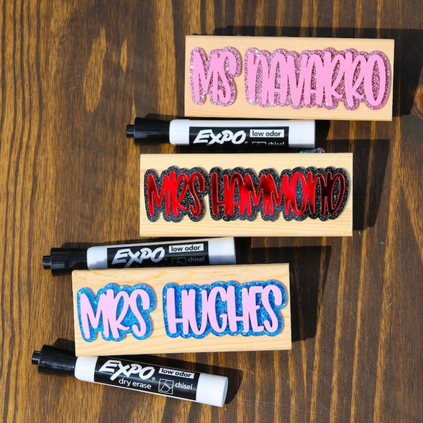 Personalised Whiteboard Eraser and Expo Markers,Thank You Gift