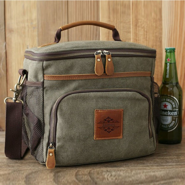 Personalized Groomsmen Gift, Groomsmen Cooler Bag, Beer Cooler Bag with Bottle Opener