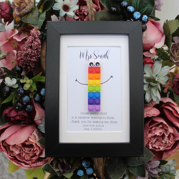 Rainbow Teacher Personalized Gift