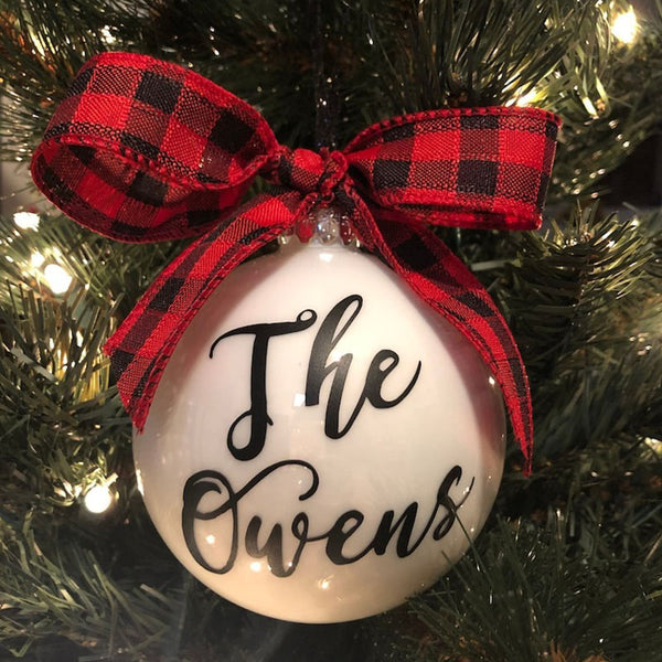 Personalized Christmas Ornament