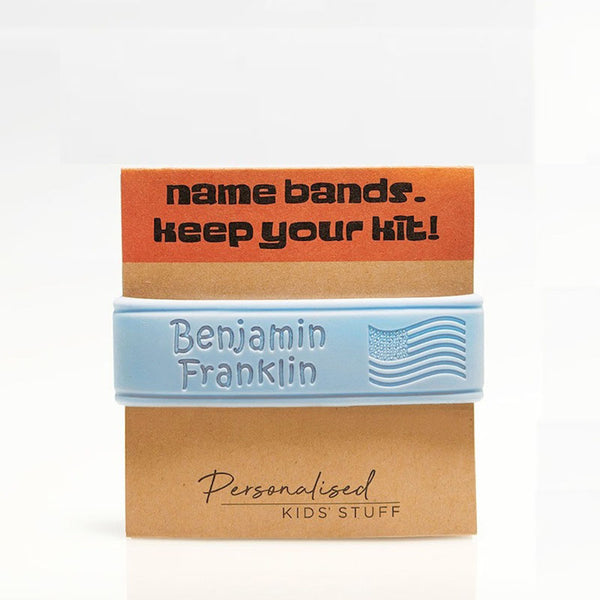 Independence Day Personalised Bottle Bands Name Bands for Bottles Colour Bands for Bottles