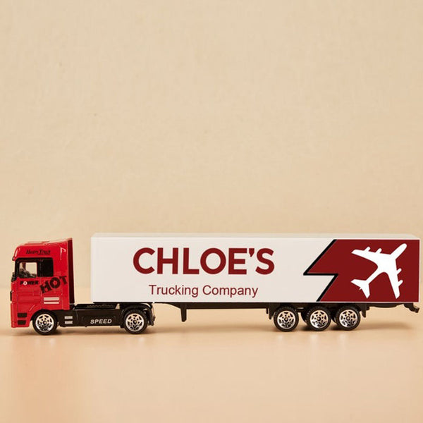 Personalized Kids Toy Truck  Custom Kids Name Toy Truck