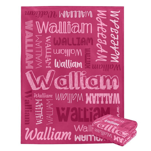 Custom Blankets with Names, Custom Baby Blankets for Boys and Girls