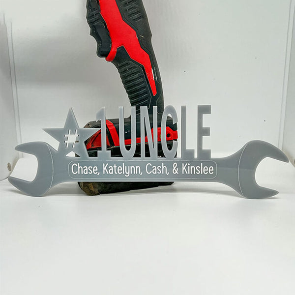 Personalized name wrench for dad/grandpa/uncle