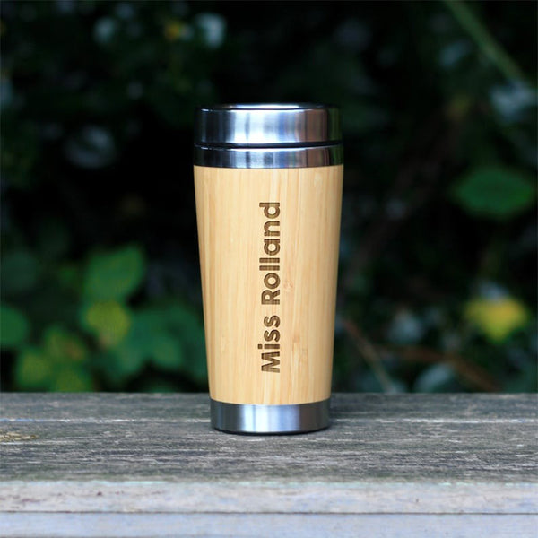 Personalised Teacher Travel Mug,  Thank You Teacher Appreciation Gifts