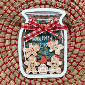 Cookie Jar Ornament Gift for Christmas,Personalized Family Ornament