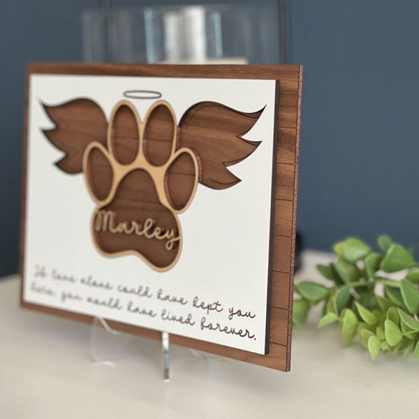 Pet Memorial Sign, Pet Memorial Gift, Pet Loss Gift, Personalized Cat Memorial