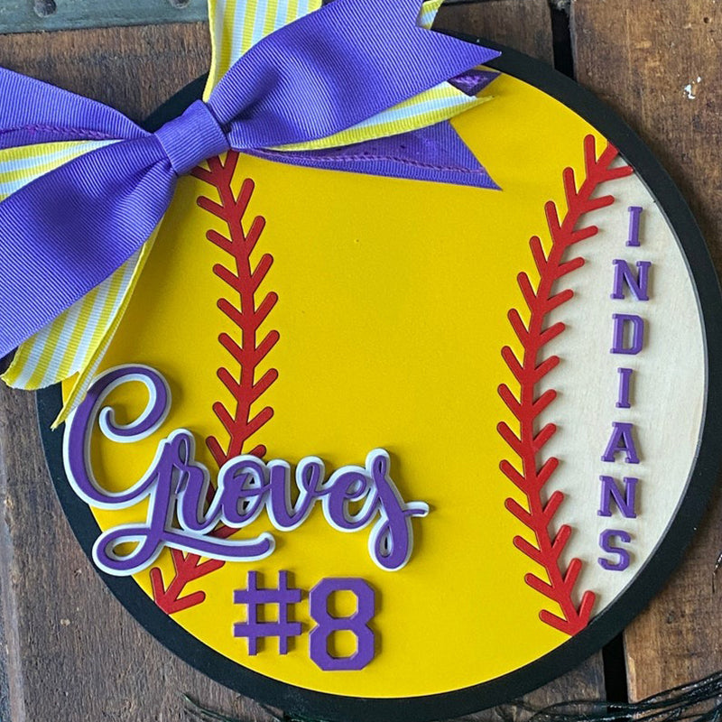 Softball Team Gifts, Softball Season Keepsake