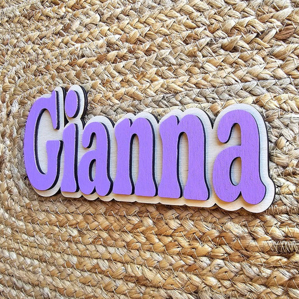 Personalized children's doorplate, children's room decoration, personalized name doorplate