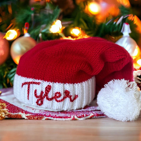 Personalized Christmas Knit Hat