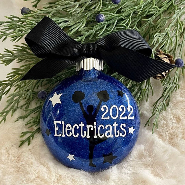 Cheerleader Personalized Christmas Ornament