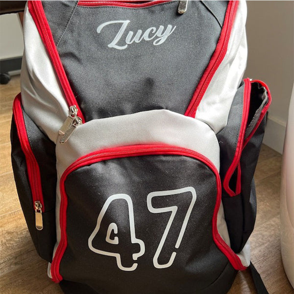 Basketball Backpack Gift, Personalized Name/Number Basketball Bag