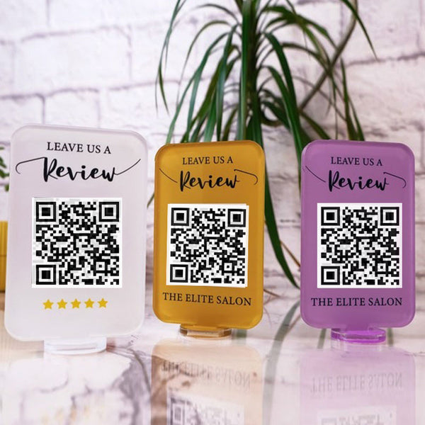 Mini QR Code Social Media Sign Facebook Instagram Business Sign Payment Sign Appointment