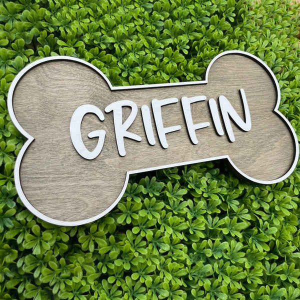 Custom Dog Name Signs, Wall Signs Bone Signs