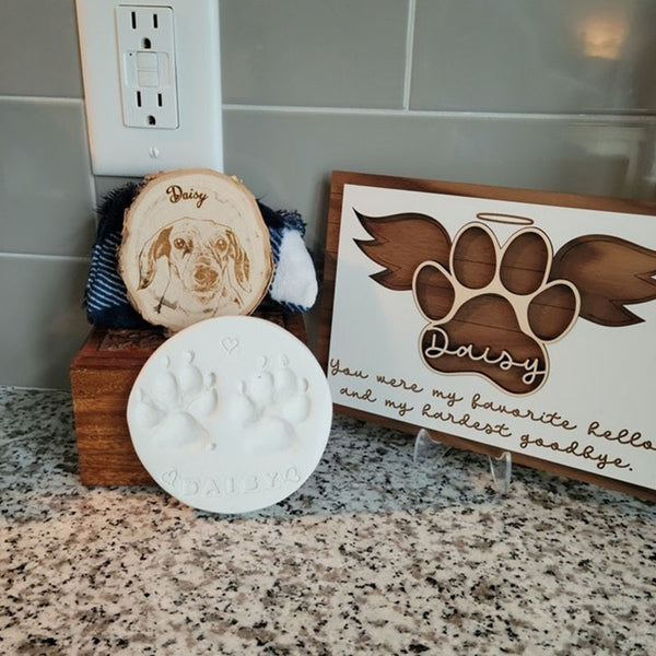 Pet Memorial Sign, Pet Memorial Gift, Pet Loss Gift, Personalized Cat Memorial